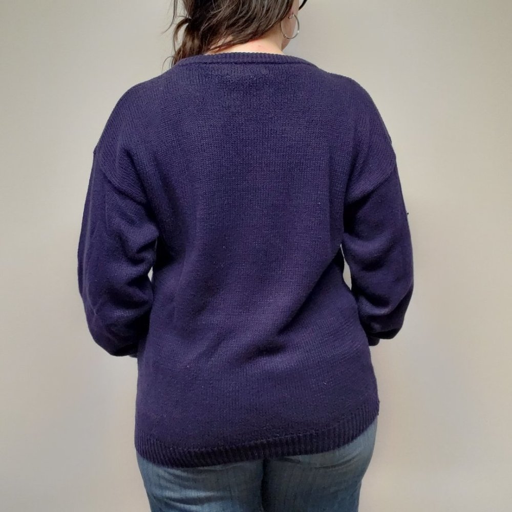 Vtg Deans of Scotland Intarsia Cottagecore Sweater - Picture 7 of 9
